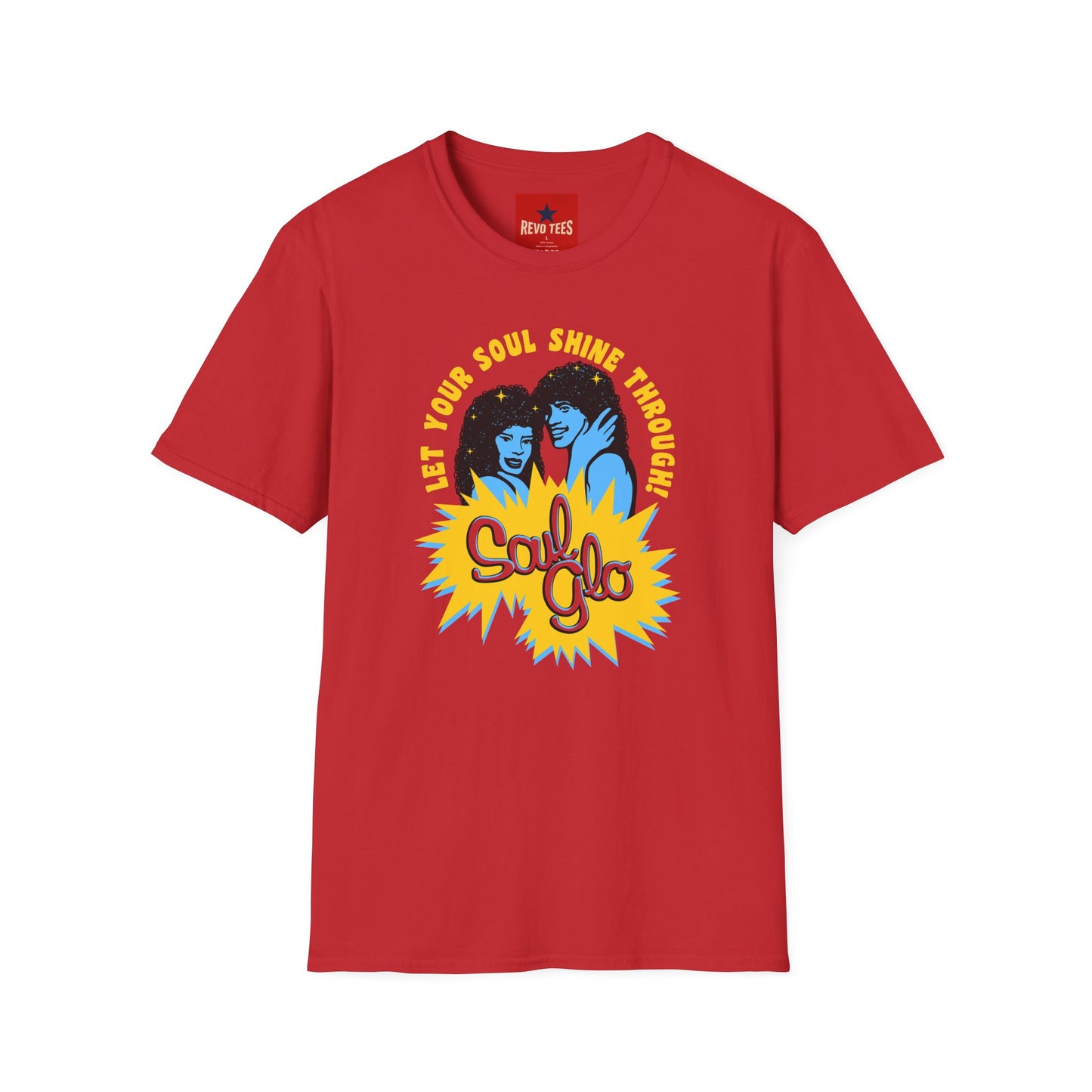 Soul Glo Retro Tee — "Let Your Soul Shine Through" 80s-Inspired Graphic T-Shirt