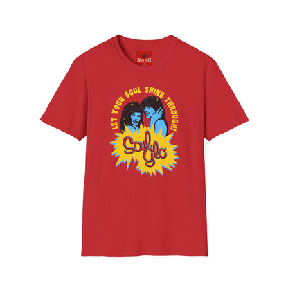 Soul Glo Retro Tee — "Let Your Soul Shine Through" 80s-Inspired Graphic T-Shirt
