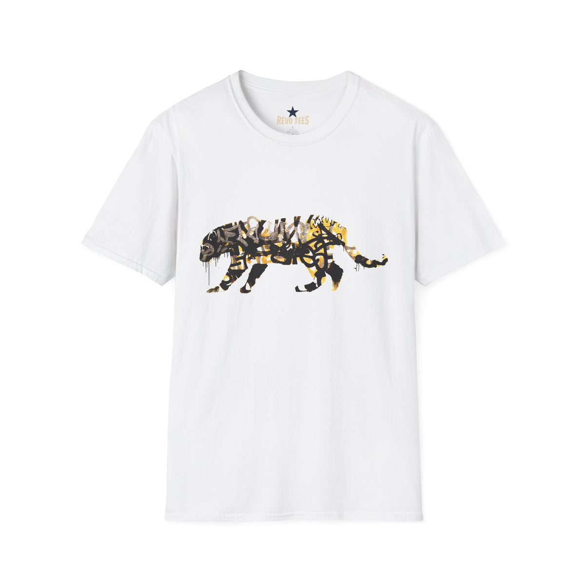 Revotees Banksy Graffiti Tiger Urban Street Art Cat T-Shirt