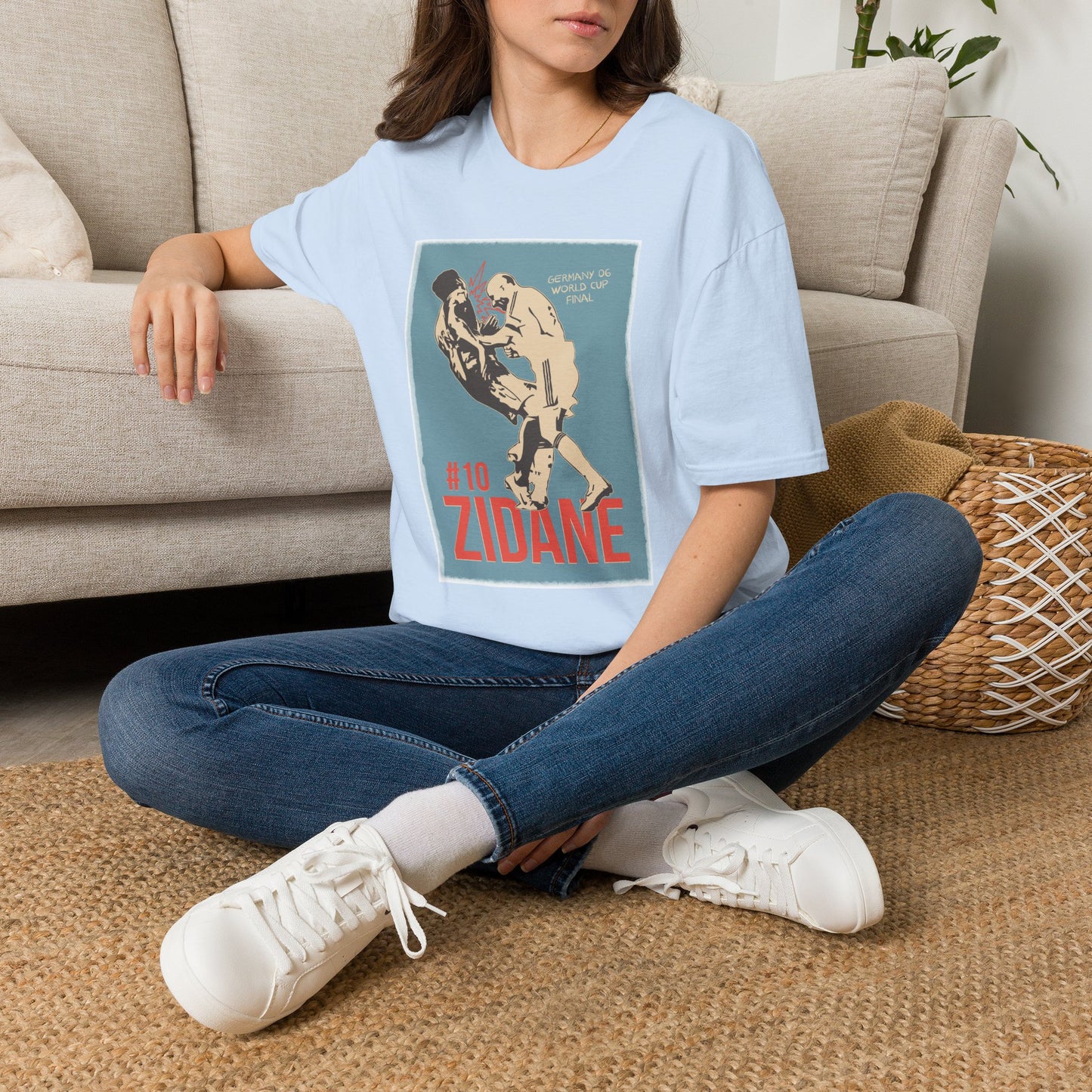 World Cup 2026 - France Headbutt Soccer T-Shirt — 2006 World Cup Retro Football Tee