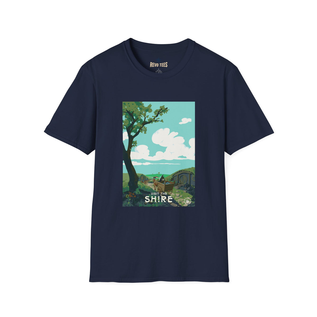 Revotees Lord of the Rings the Shires Unisex Softstyle T-Shirt - alternate view 10