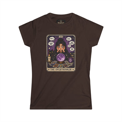 The Overthinker Tarot T‑Shirt — Women's Psychic Crystal Ball Tee
