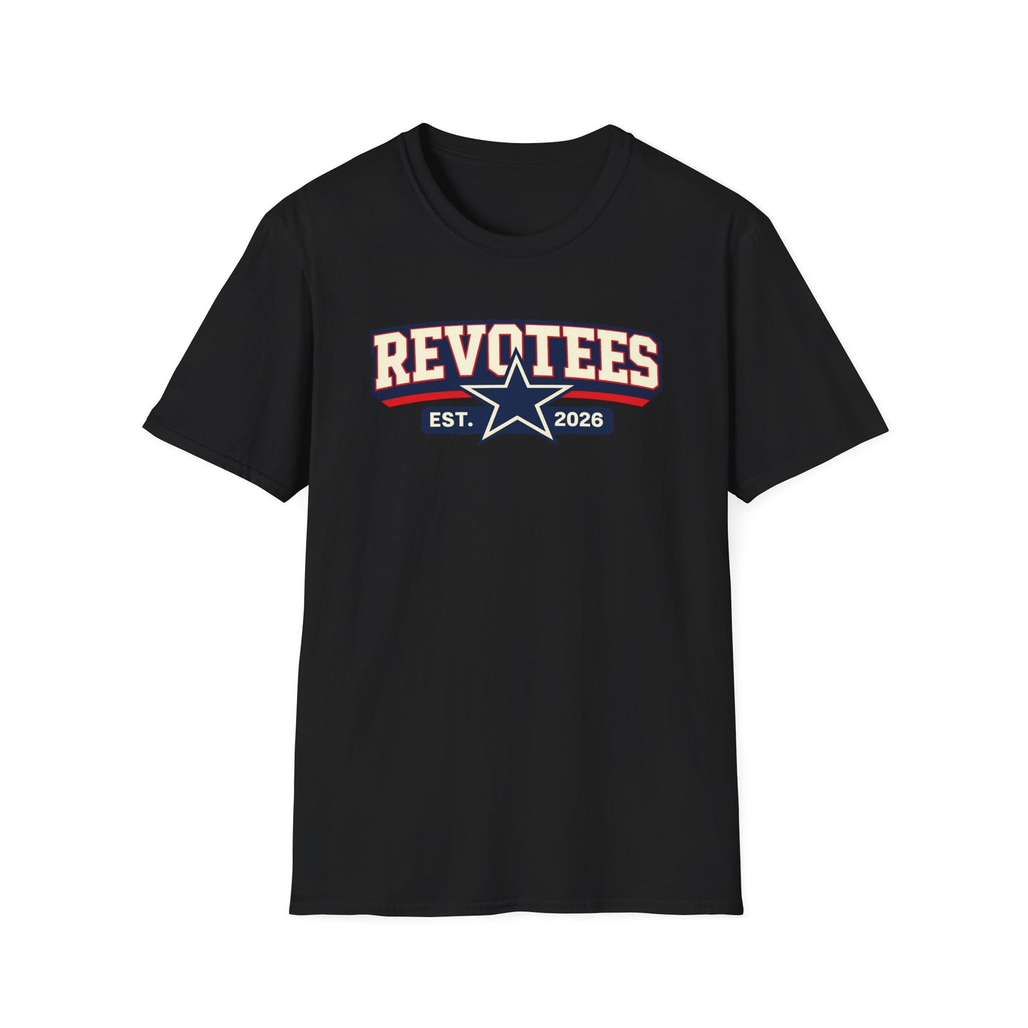 Revotees EST. 2026 Graphic T-Shirt — Retro Star Sports Logo