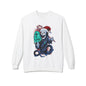 Christmas Reaper — 'Closed' Tombstone Holiday Horror Design Crewneck Sweatshirt