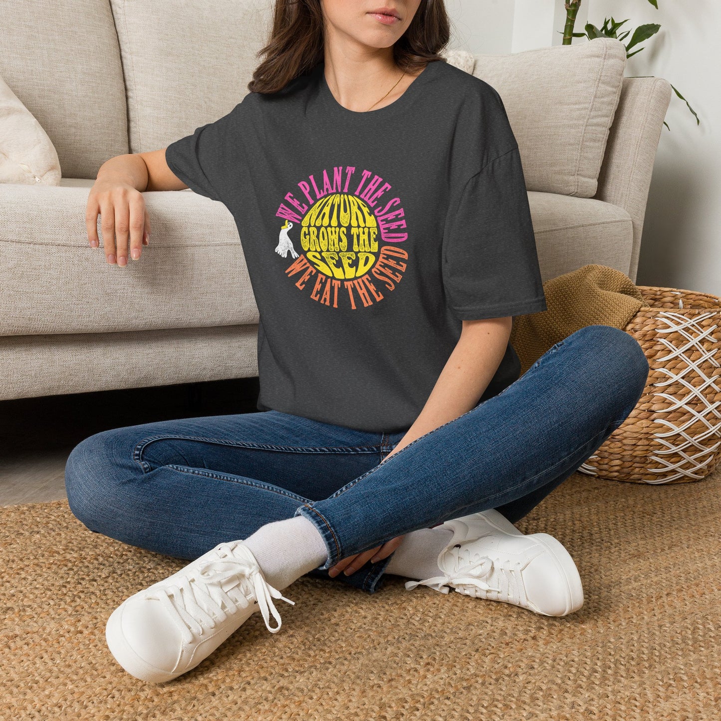 Here Comes The Sun - lyrics - Unisex Softstyle T-Shirt
