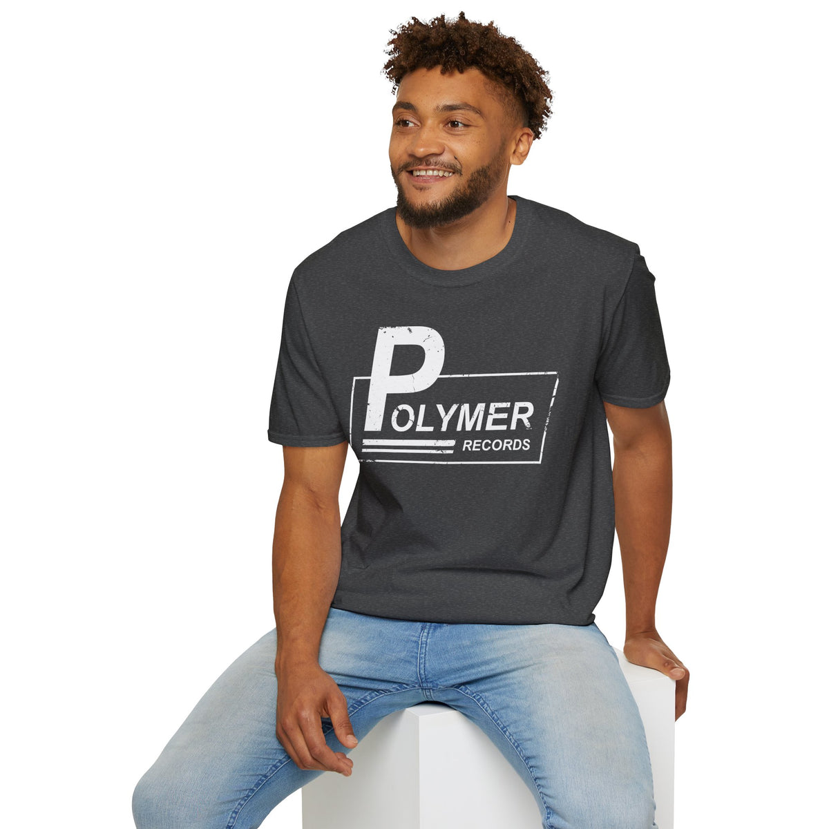 Revotees Polymer Records Iconic Label Unisex Softstyle T-Shirt - alternate view 10
