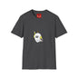 Ghost with Crown T‑Shirt — Cute Retro Cartoon Halloween Tee