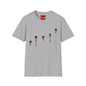 T-Shirt — Minimal Red Drip Eyeballs Graphic Tee