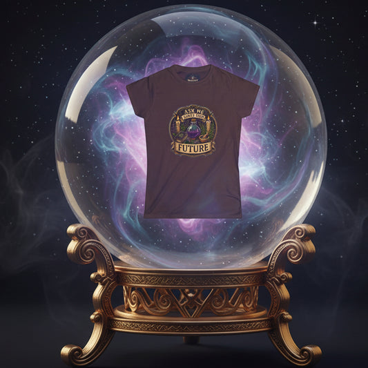 Fortune Teller Tee - "Ask Me About Your Future" Mystic Crystal Ball Women's T-Shirt