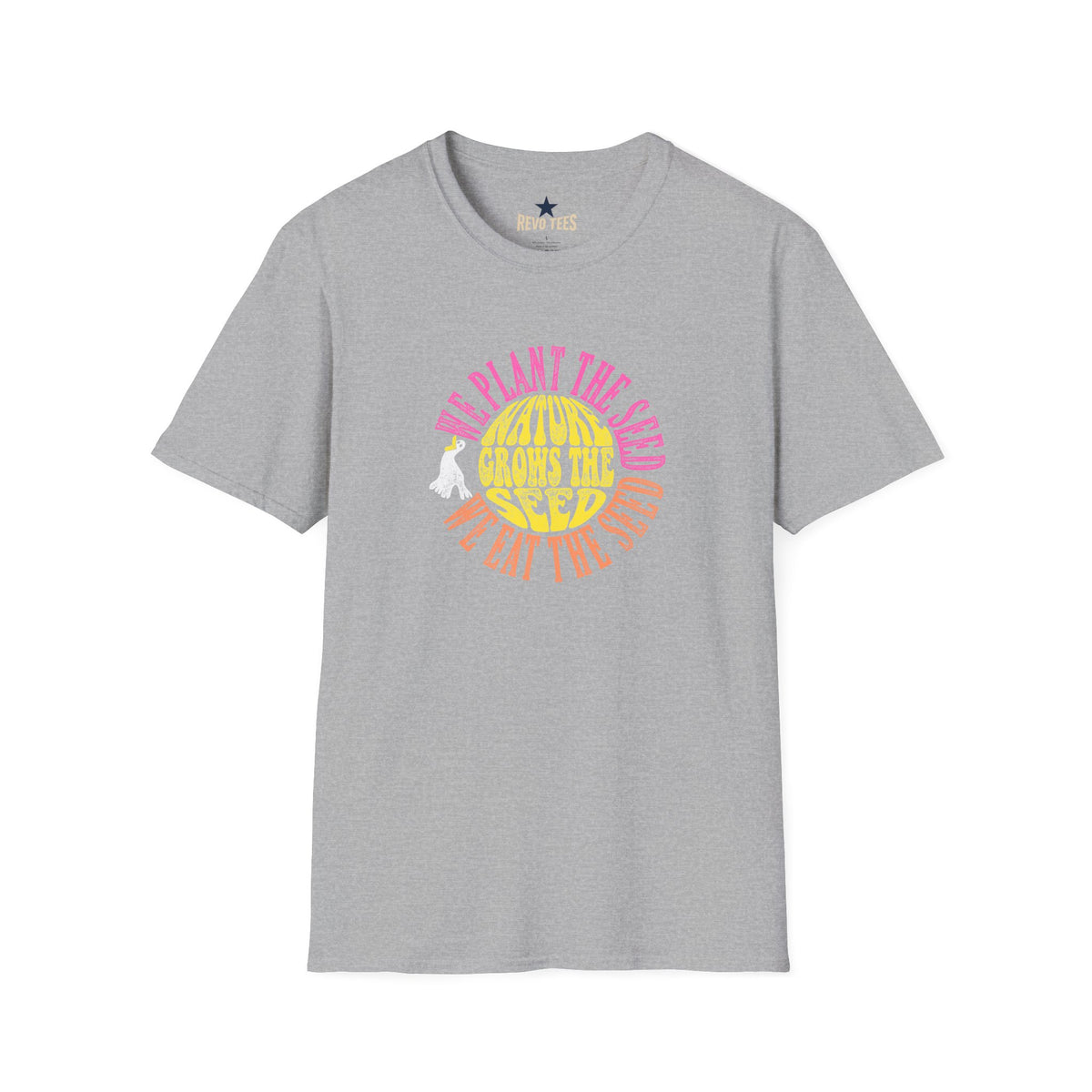 Revotees Here Comes the Sun Lyrics Unisex Softstyle T-Shirt - alternate view 5