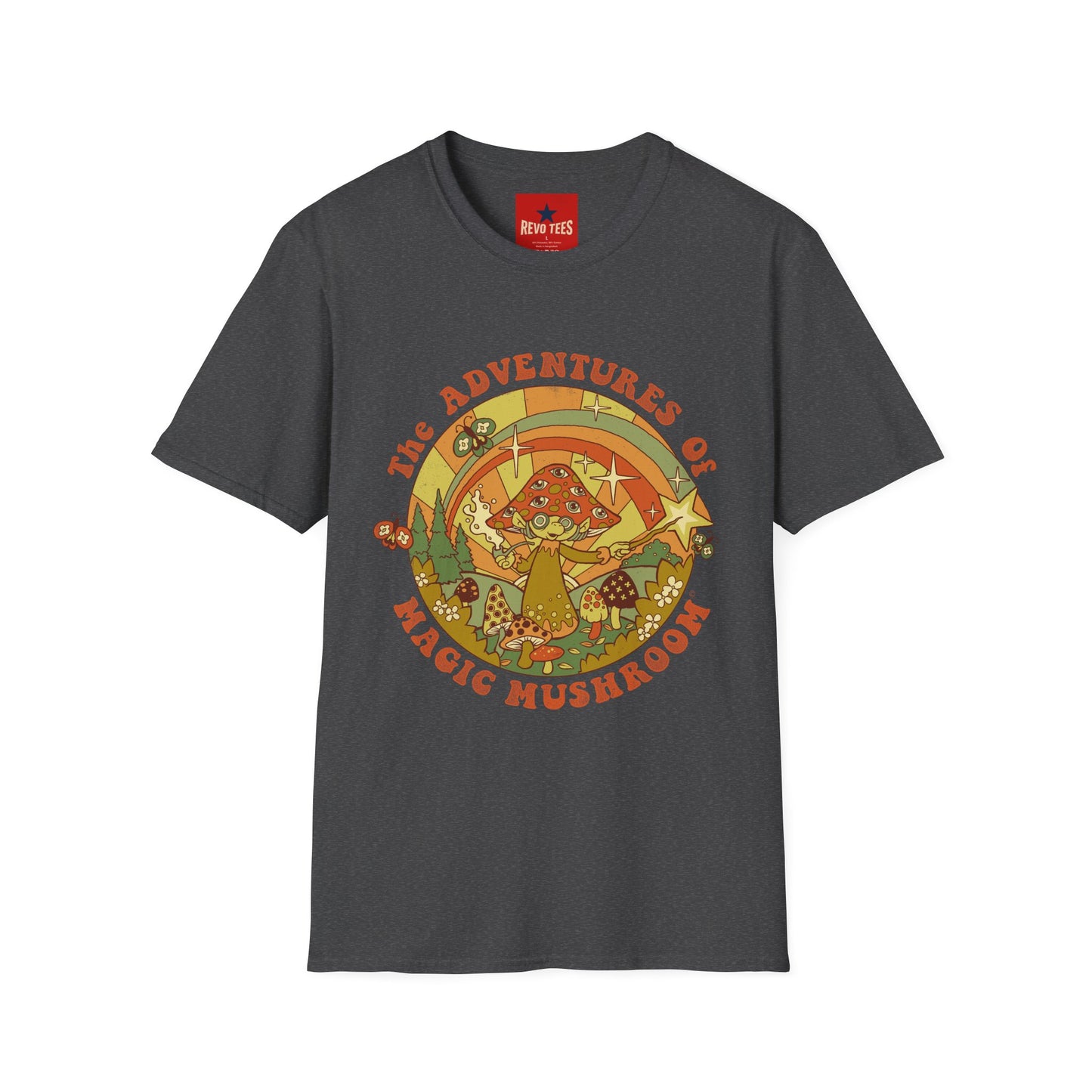 Psychedelic 'The Adventures of a Magic Mushroom' T-Shirt
