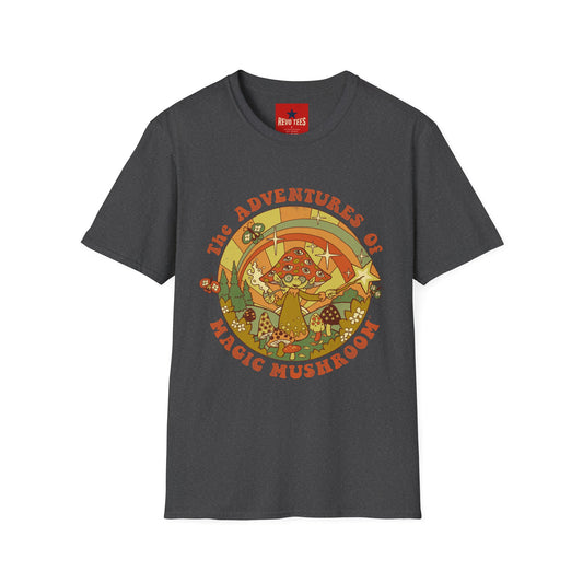 Psychedelic 'The Adventures of a Magic Mushroom' T-Shirt