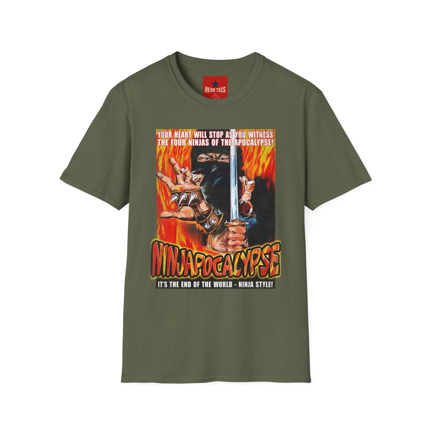 Apocalypse Ninjas T‑Shirt — Retro Movie Poster Graphic Tee