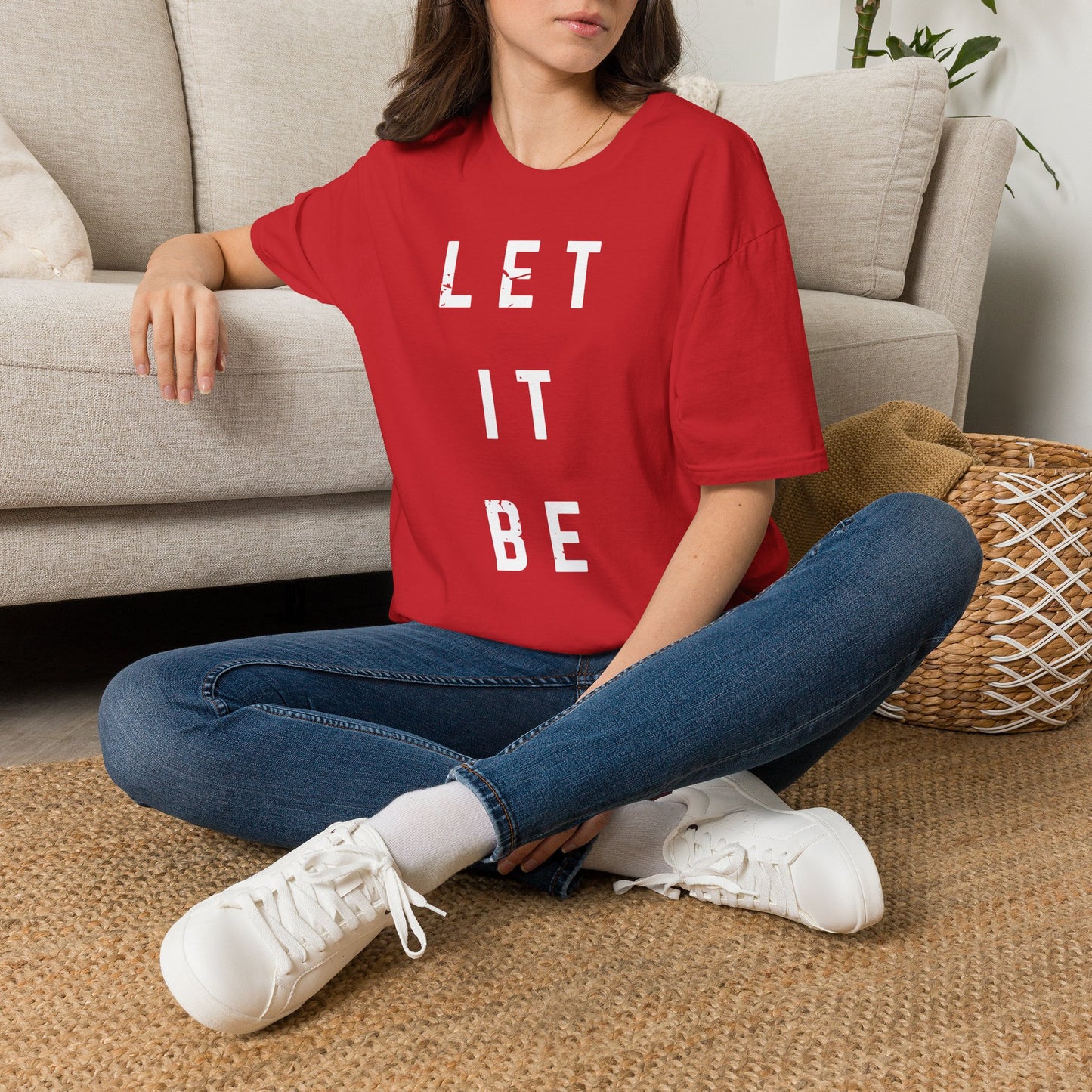 The Beatles - Let It Be Lyric - Unisex Softstyle T-Shirt