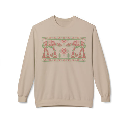 Star Wars AT-AT Holiday Sweater Crewneck Sweatshirt