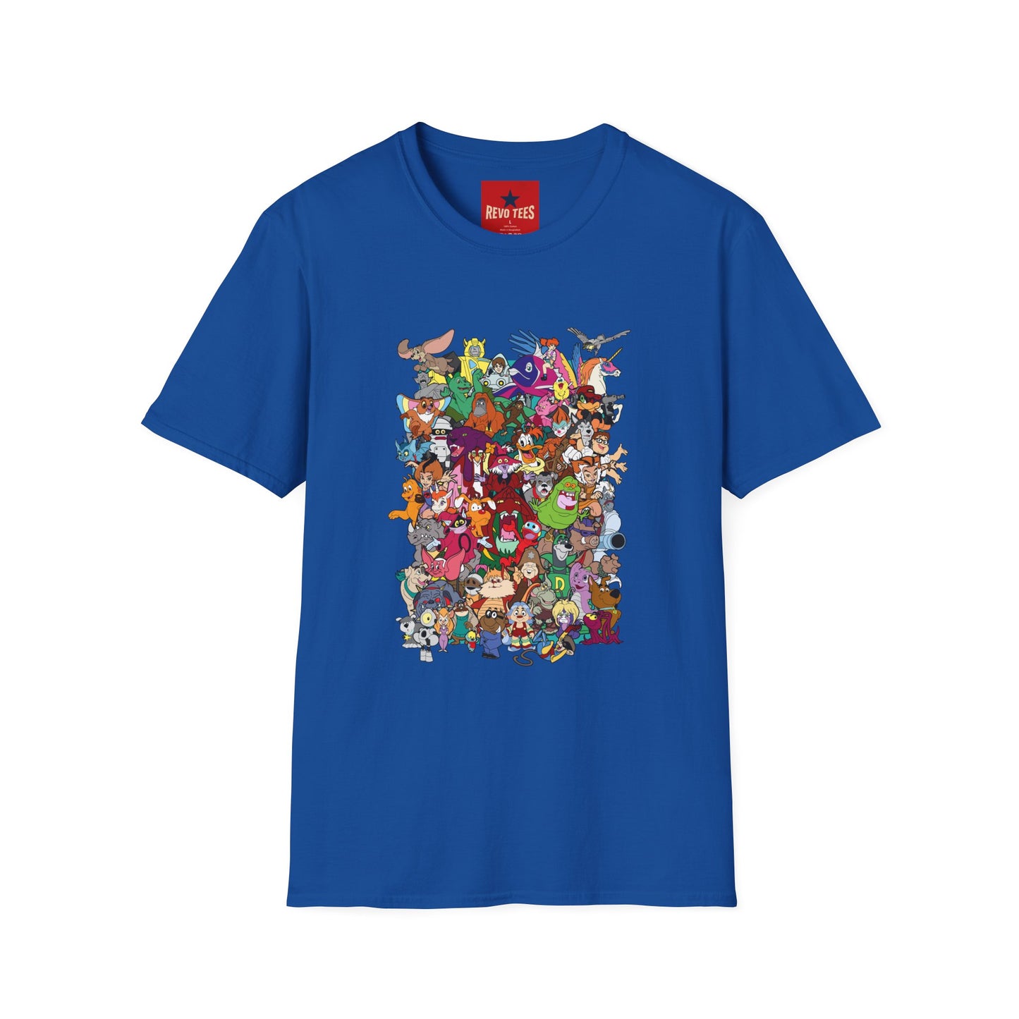 Retro Cartoon Characters Collage T-Shirt