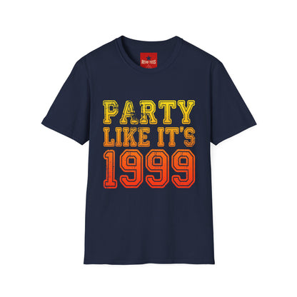 T‑Shirt — "Party Like It's 1999" Retro Gradient Tee