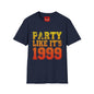 T‑Shirt — "Party Like It's 1999" Retro Gradient Tee