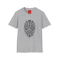 Spider Web Mask T-Shirt — Gothic Spiderweb Face Graphic Tee