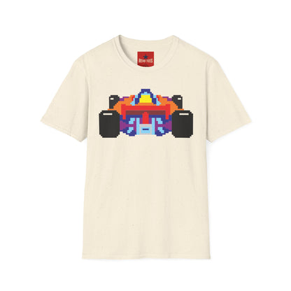 Pixel Race Car T-Shirt — Retro 8-Bit Racing Graphic Tee