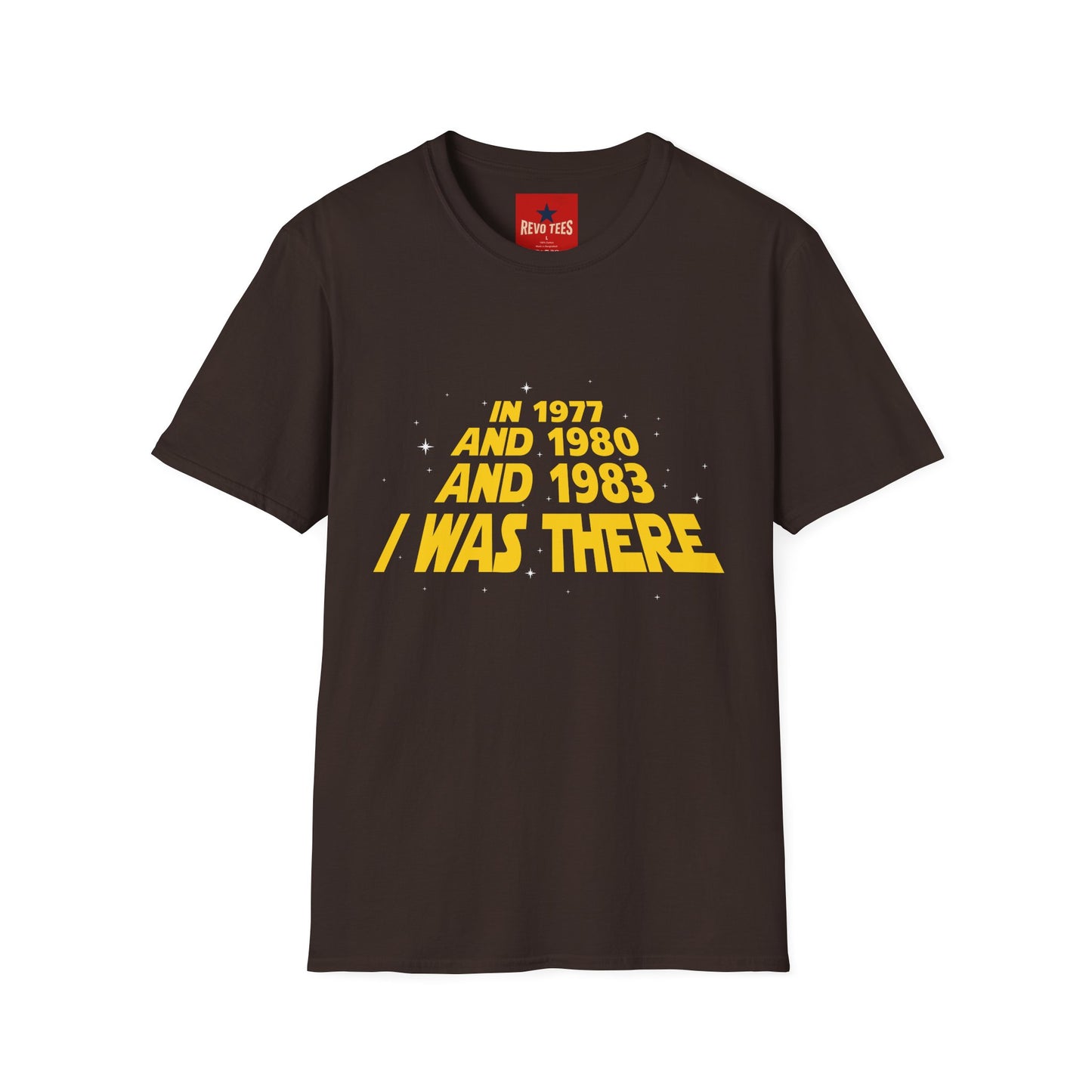 1977, 1980 & 1983 I Was There T-Shirt — Retro Fan Years Tee