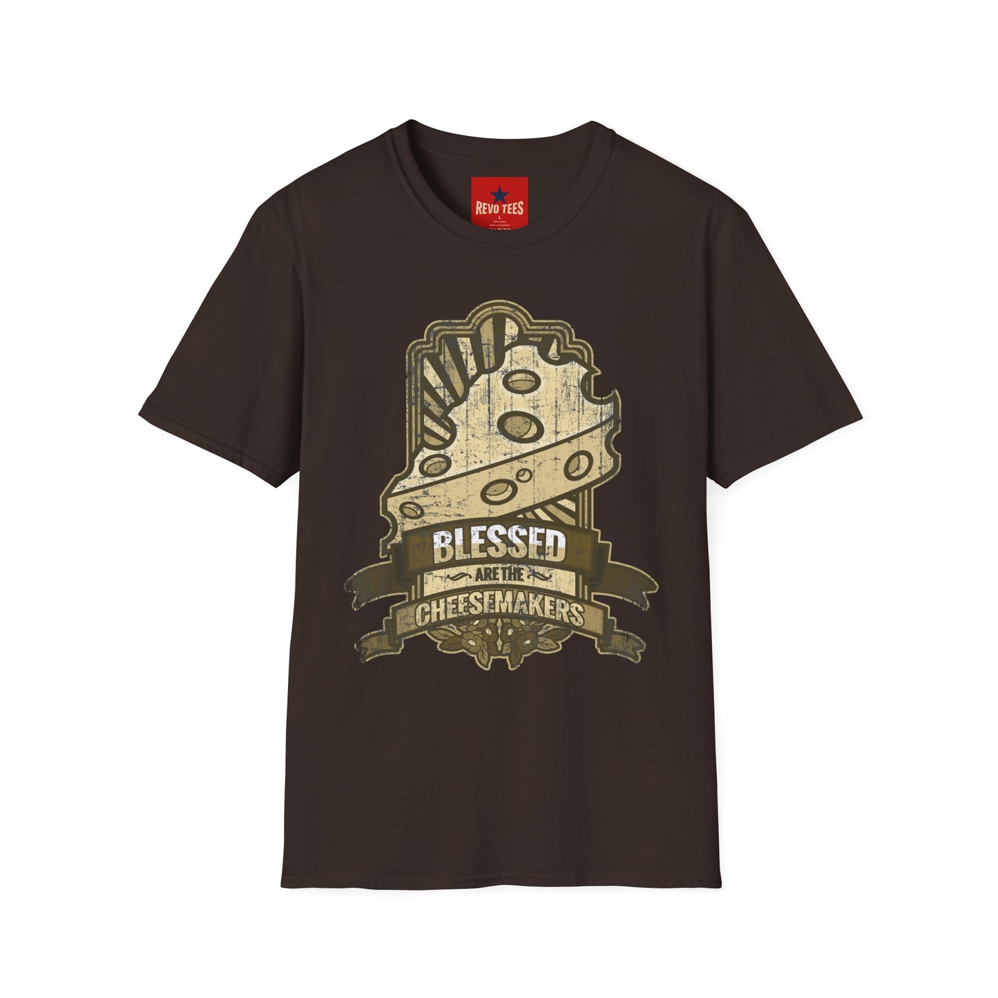 Blessed Cheesemakers T-Shirt – Retro Cheese Lover Tee