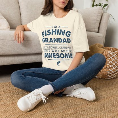 Fishing Grandad T-Shirt — "I'm a Fishing Grandad" Graphic Tee for Proud Grandpa, Father’s Day Gift