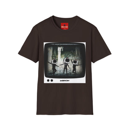 Banksy TV Head Graphic T-Shirt
