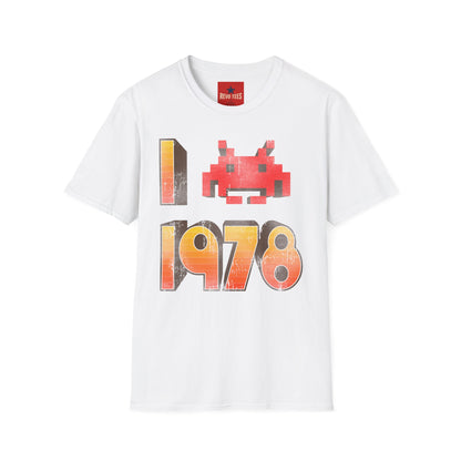 Retro 1978 Space Invader T-Shirt — Vintage Pixel Arcade Tee