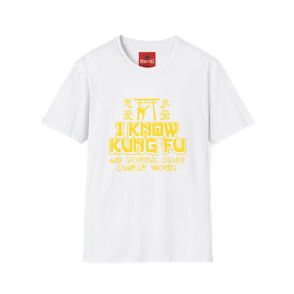 I Know Kung Fu T-Shirt — Retro Martial Arts Graphic Tee