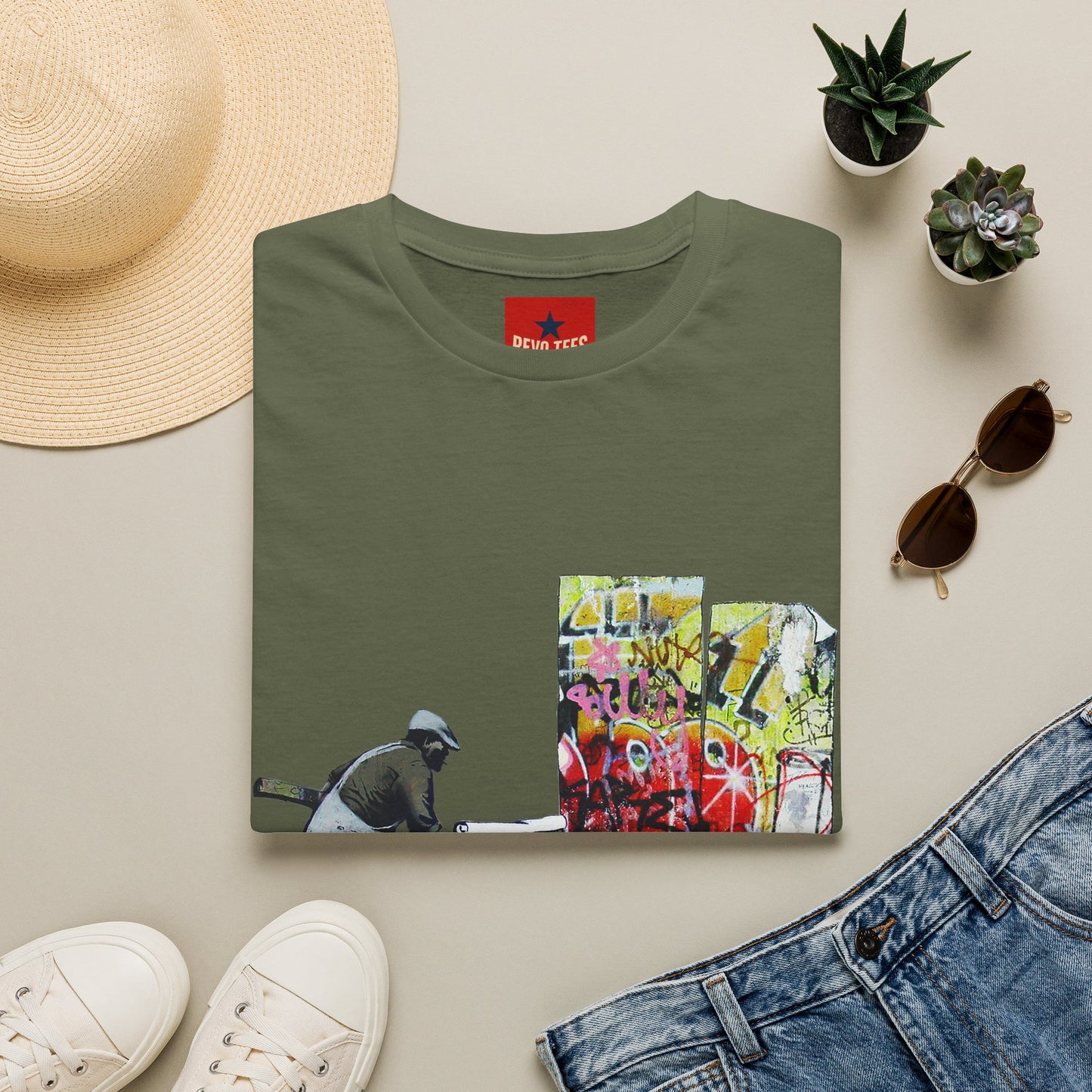 Banksy Graffiti Cleaner T-Shirt — Urban Street Art Tee