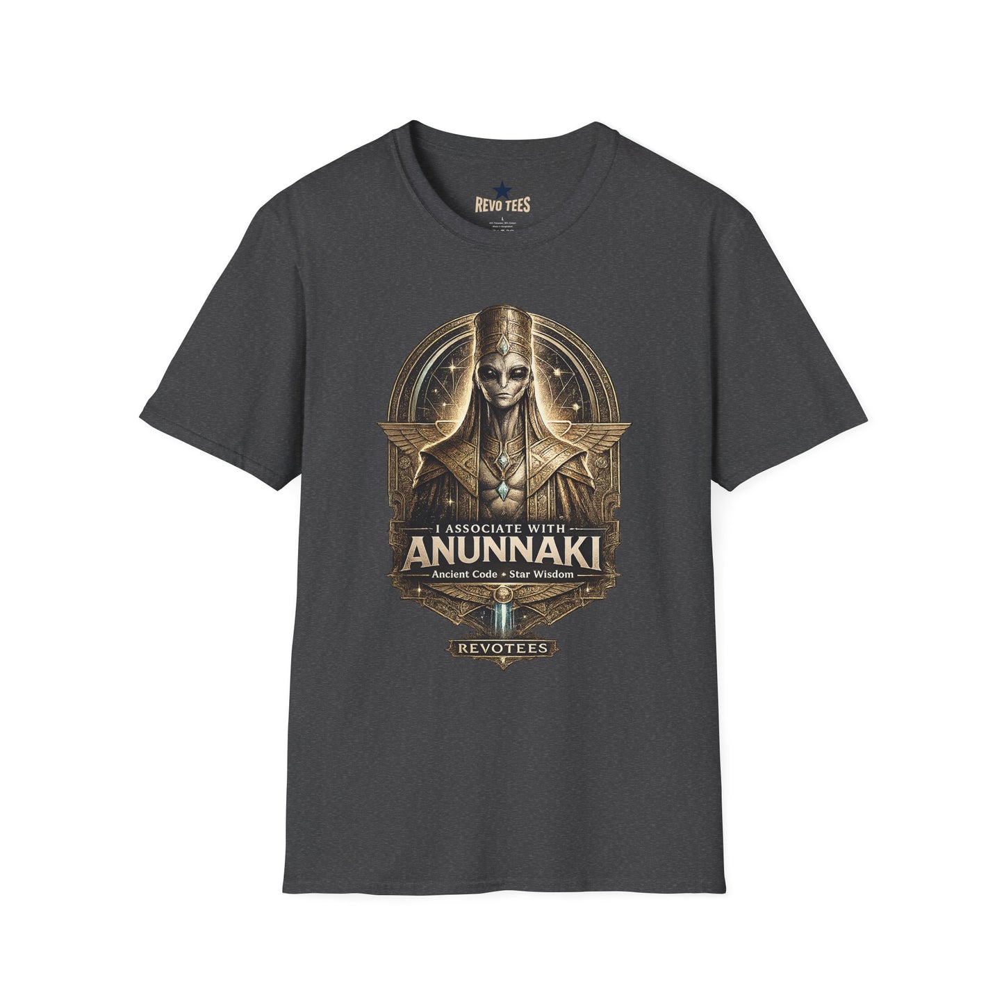 REVOTEES Anunnaki Ancient Alien T-Shirt — Mythology & Extraterrestrial Graphic Tee