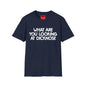 Funny Graphic T-Shirt — "What Are You Looking at Dicknose" Novelty Tee