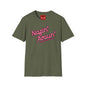Revotees Nozin Aroun Retro Pink Script Casual T-Shirt - alternate view 7