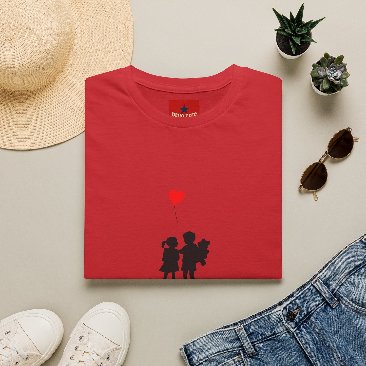 Banksy Boy & Girl - Unisex Softstyle T-Shirt