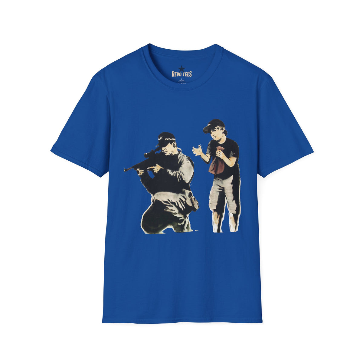 Revotees Banksy Sniper Graphic T-Shirt - alternate view 9