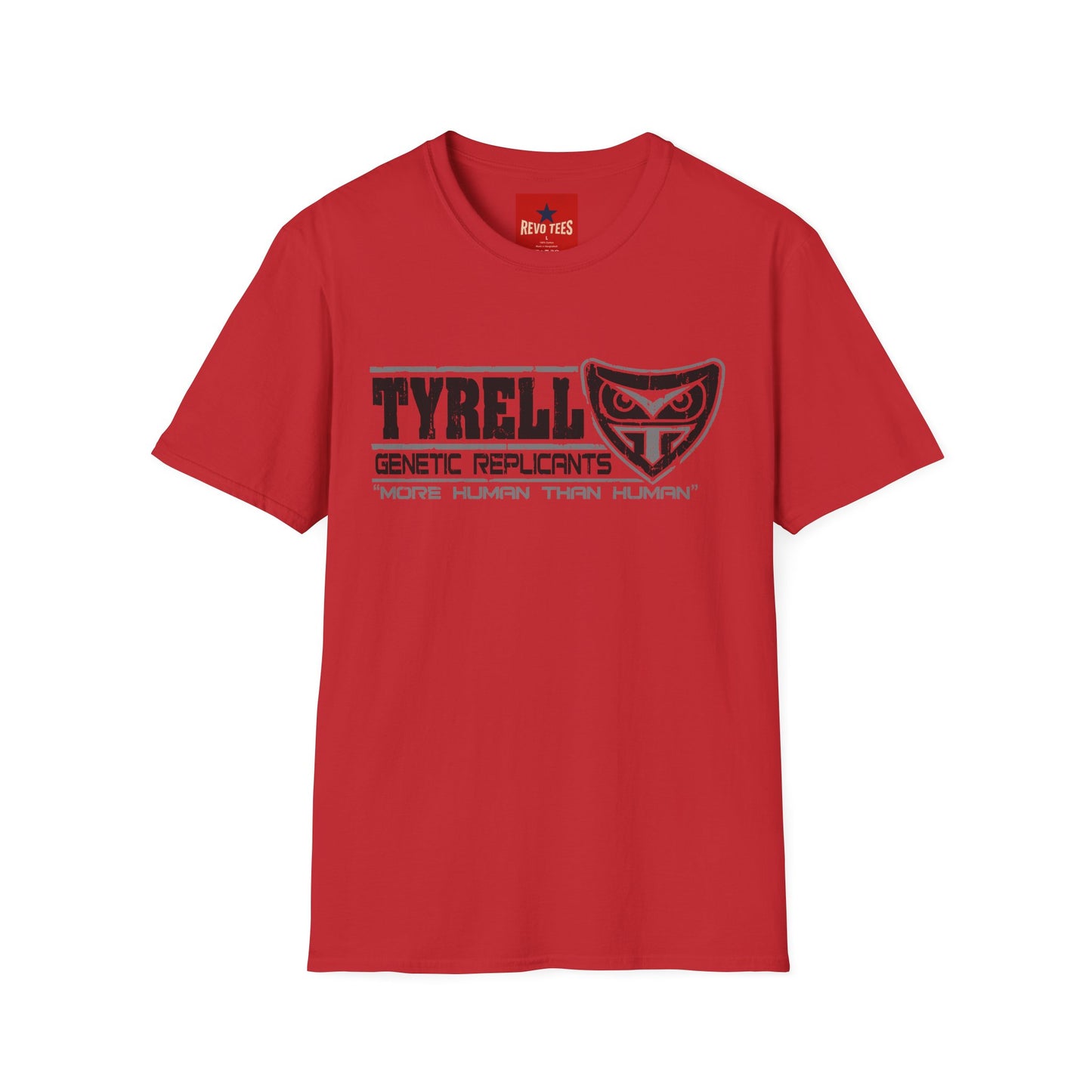 Tyrell Genetic Replicants T-Shirt — "More Human Than Human" Sci‑Fi Tee