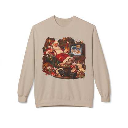 REVOTEES Santa's lil' secret - Vintage Christmas Crewneck Sweatshirt