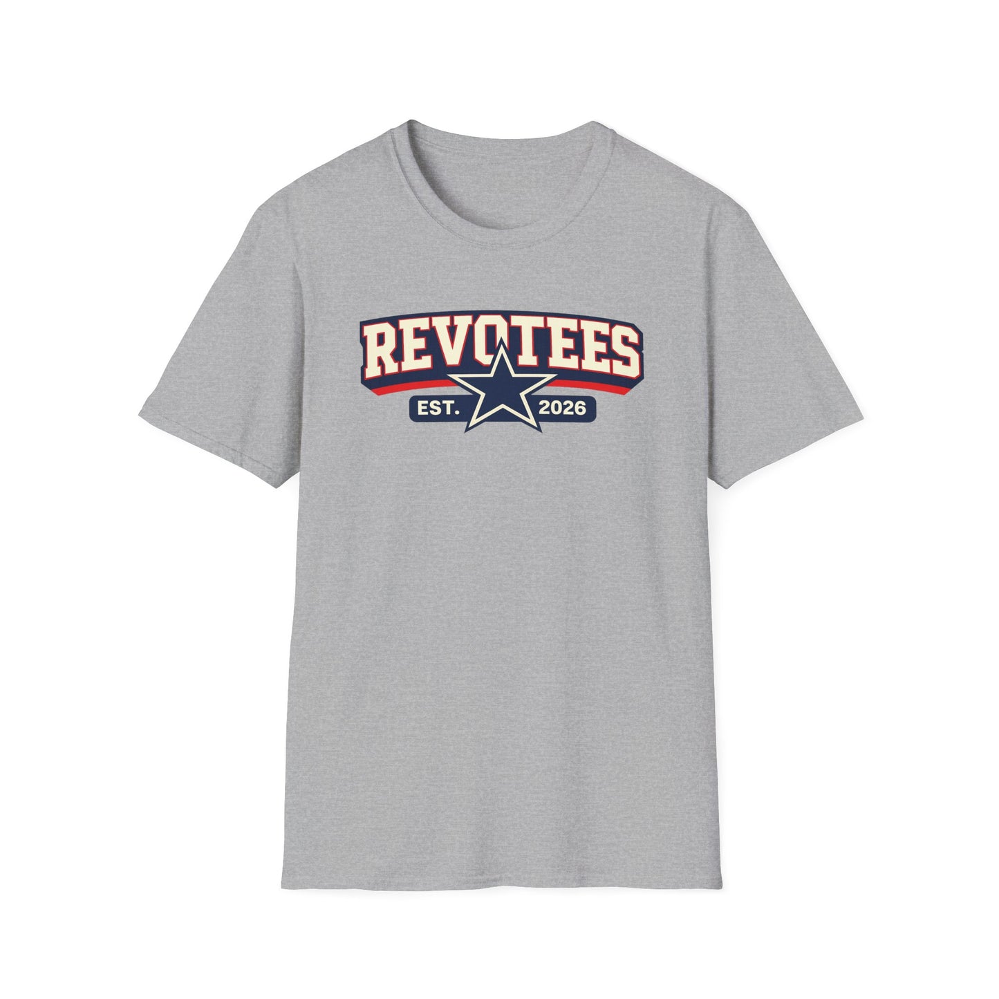 Revotees EST. 2026 Graphic T-Shirt — Retro Star Sports Logo