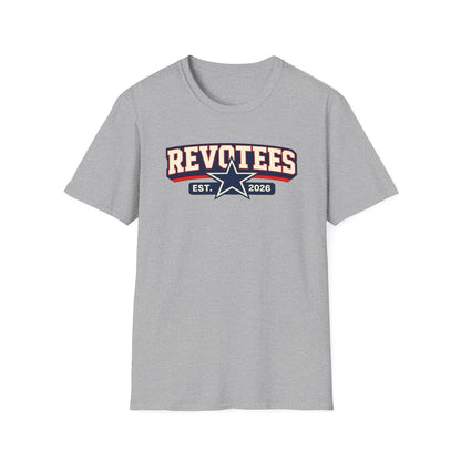 Revotees EST. 2026 Graphic T-Shirt — Retro Star Sports Logo