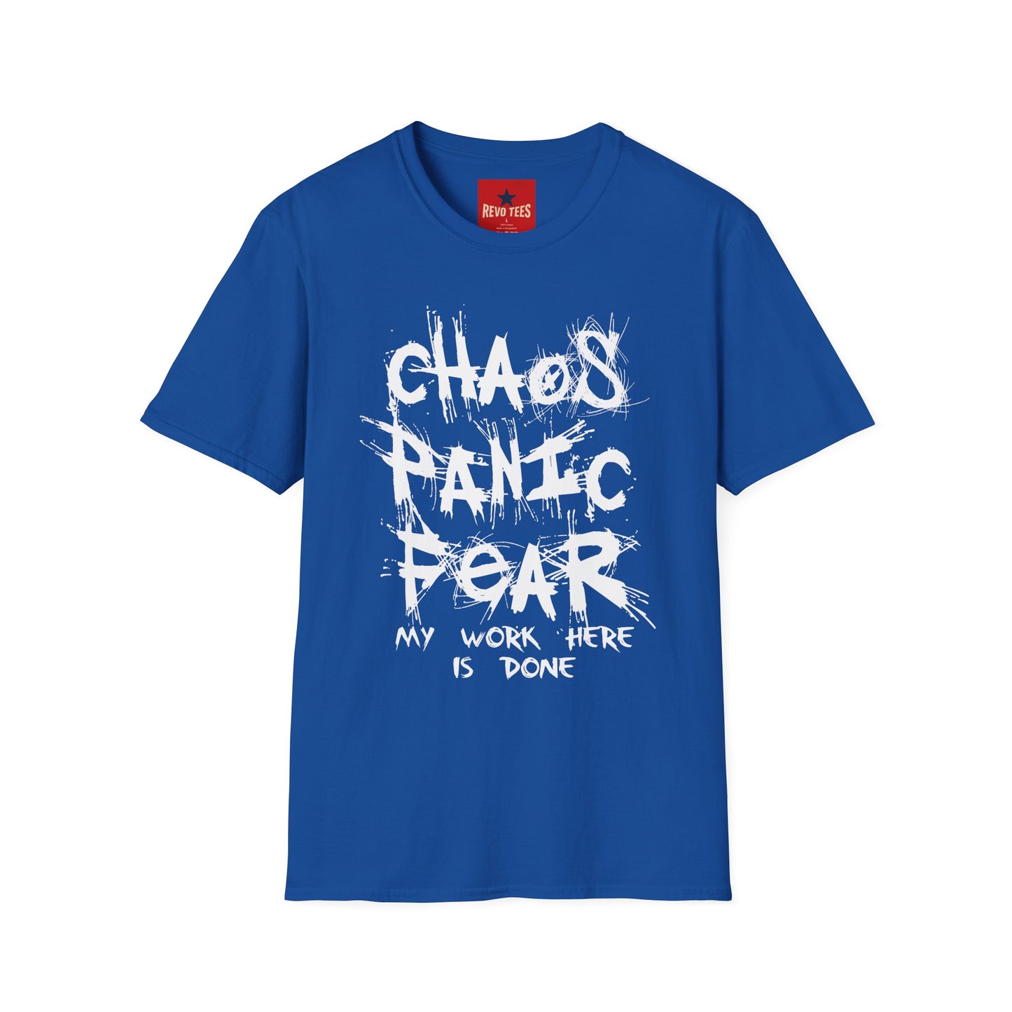 Chaos Panic Fear - Unisex Softstyle T-Shirt