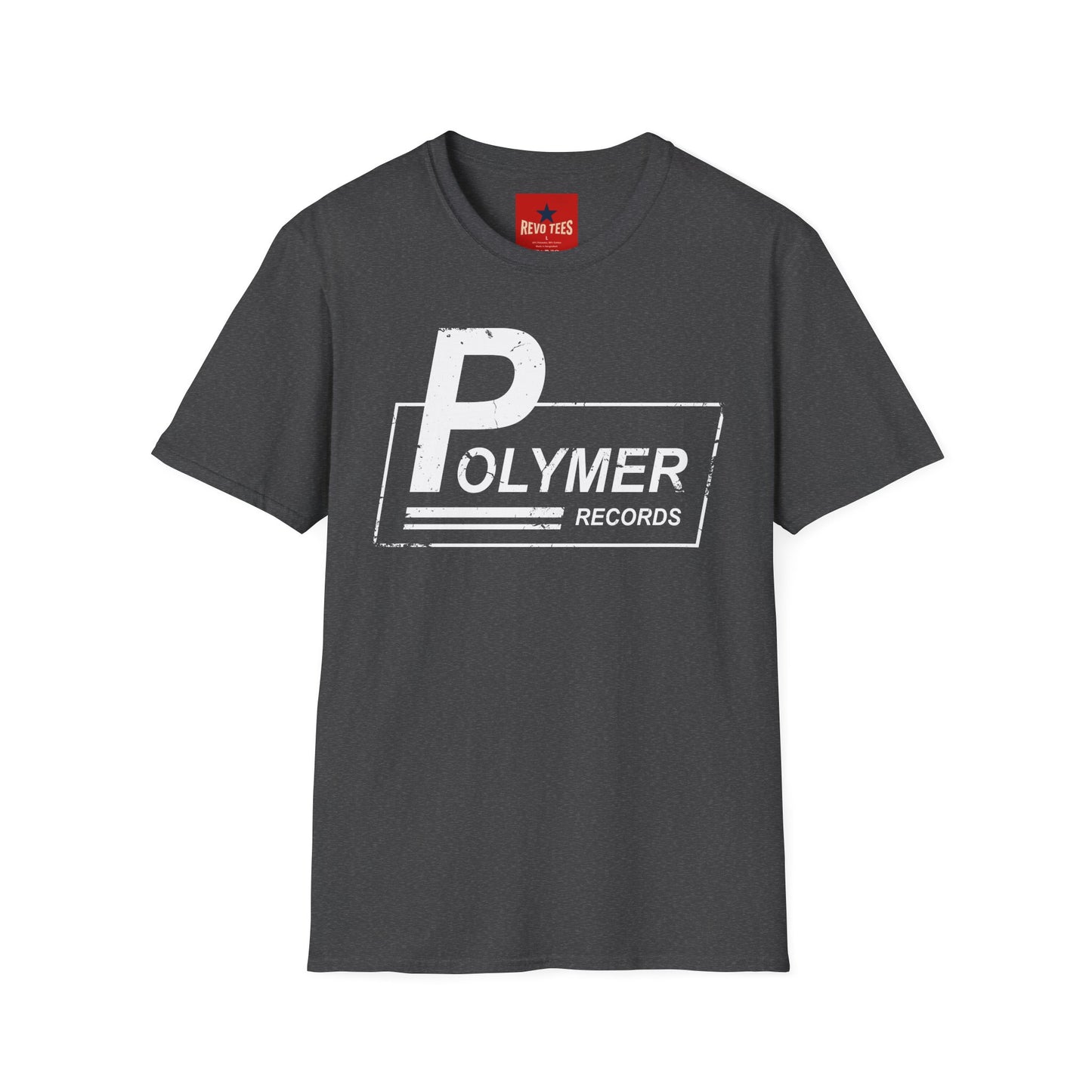 Polymer Records Iconic Label - Unisex Softstyle T-Shirt