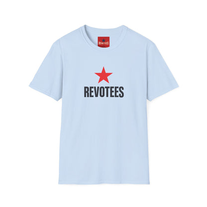 REVOTEES Branded T-Shirt — Red Star Protest Graphic Tee
