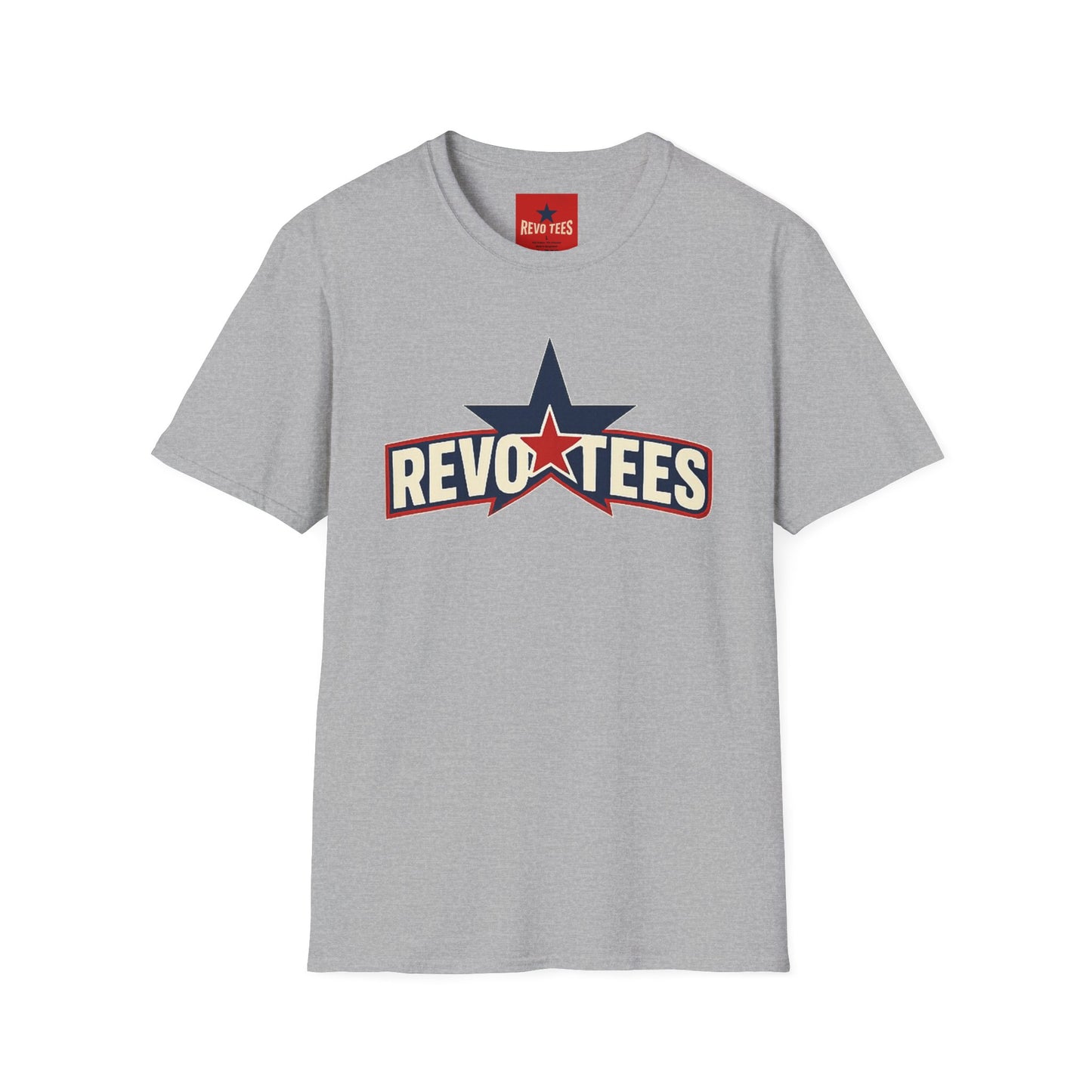 RevoTees Star Logo T-Shirt — Retro Patriotic Graphic Tee