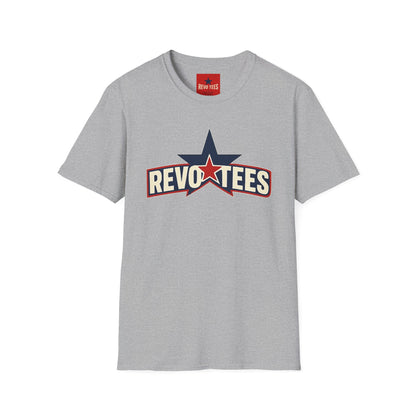 RevoTees Star Logo T-Shirt — Retro Patriotic Graphic Tee