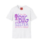Big Sister T-Shirt — "I'm the Big Sister" Cute Pink & Purple Kids/Family Tee
