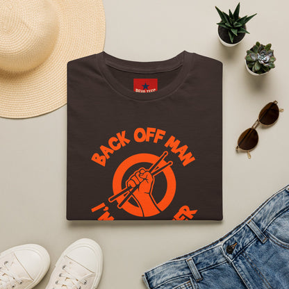 Back Off I'm A Drummer -  Softstyle T-Shirt