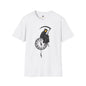 Revotees Banksy Grim Reaper Clock Graphic Smiley Mask T-Shirt