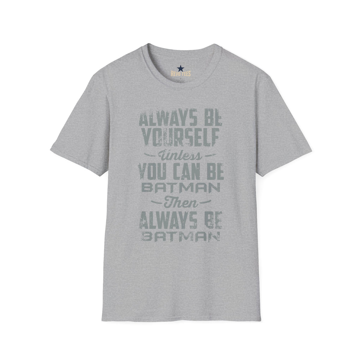 Revotees Always Be Yourself Unless You Can Be Batman Retro Graphic T-Shirt - alternate view 3