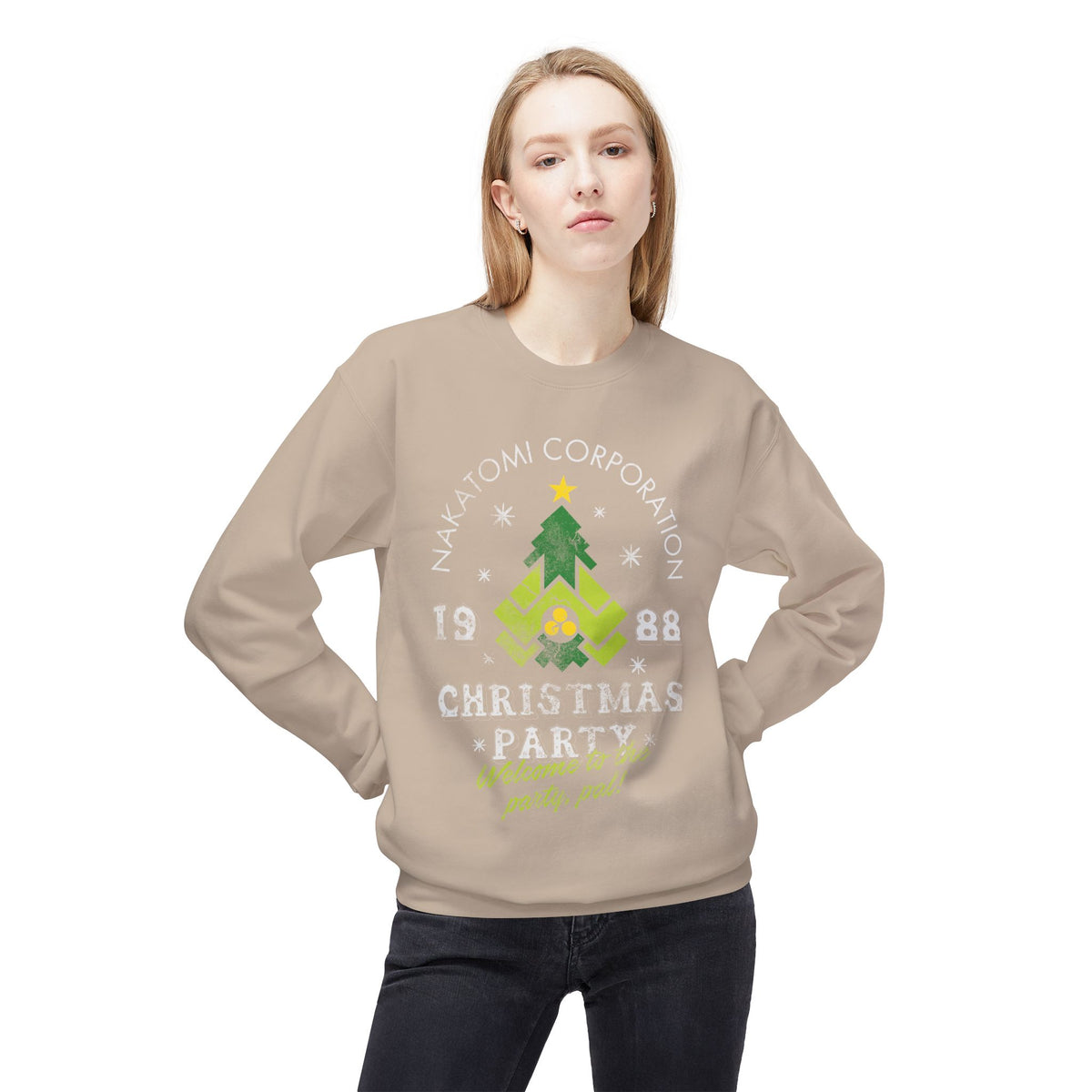 Die Hard 'Nakatomi Corporation 1988' Holiday Crewneck Christmas Party Sweatshirt